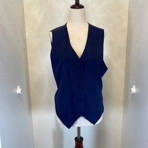 Liz Sport Navy Vest Approximately Size 8/10
